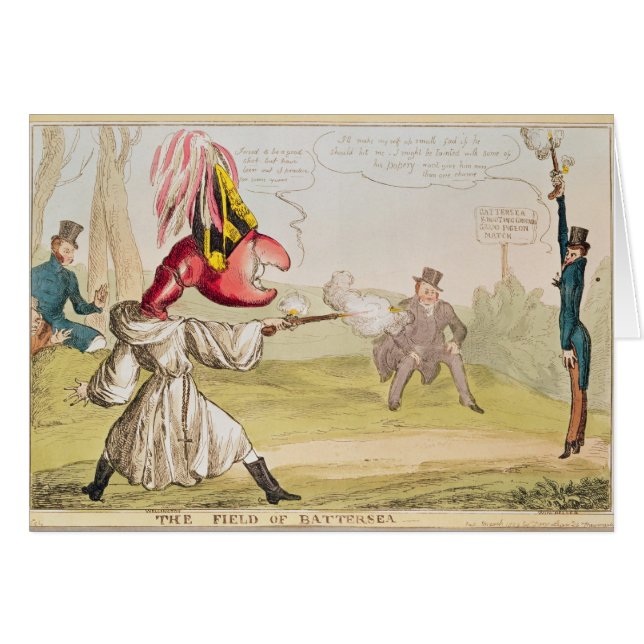 The Field de Battersea, 1829 (Devant horizontal)