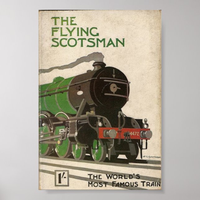 The Flying Scotsman vintage poster (Devant)