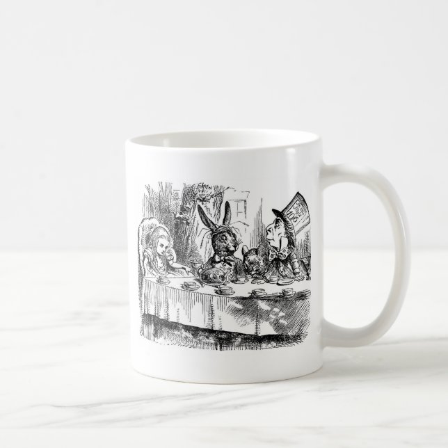 Thé fou Alice dans la tasse du pays des merveilles (Droite)