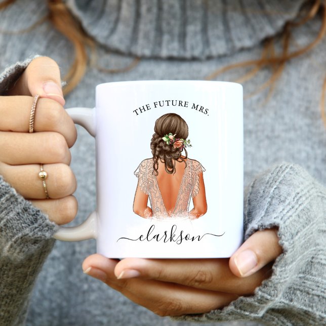 The Future Mrs. Personalized Photo Coffee Mug (Créateur téléchargé)