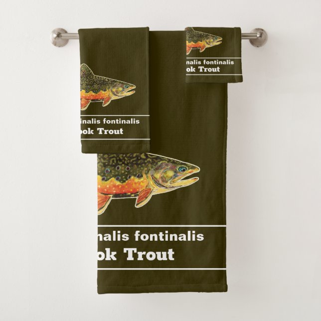 The Gorgeous Brook Trout for Fly Fishing Fans (En situation)