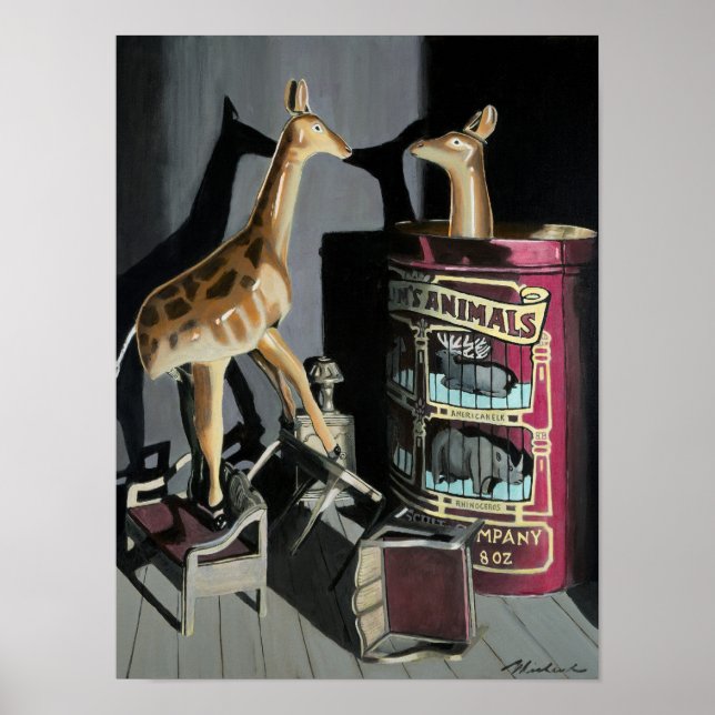 The Great Escape - two giraffes posters (Devant)