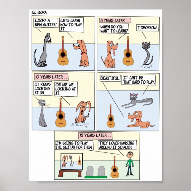 The Guitar Poster Paper (Devant)