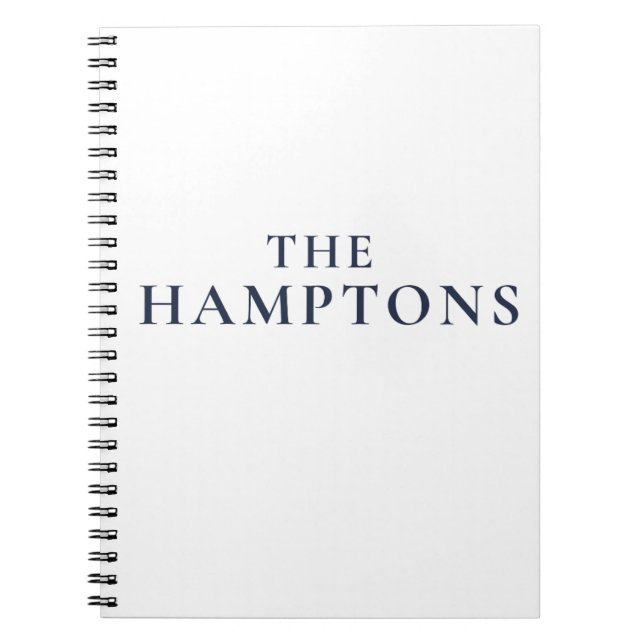 The Hamptons Preppy Coastal Journal (Devant)