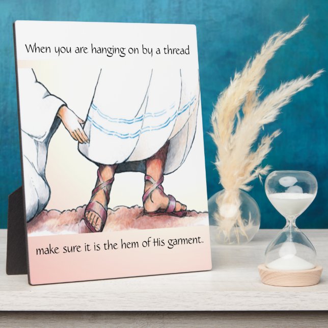 The Hem of His Garment  Plaque (Côté)