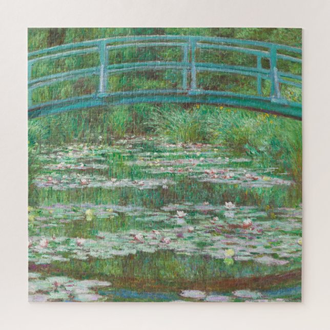 "THE JAPANESE FOOTBRIDGE" BY CLAUDE MONET PUZZLE (Vertical)