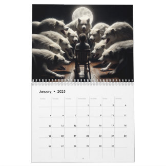 The Kid & Wolves : un calendrier artistique imagin