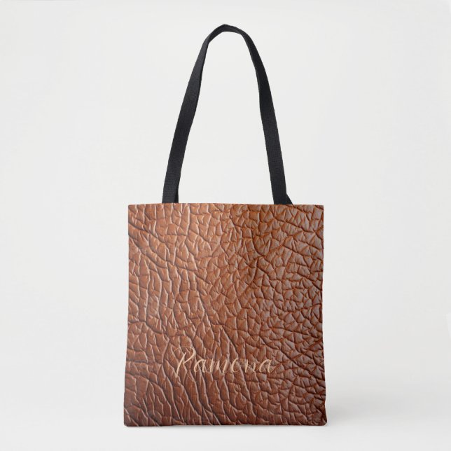 The Leather Look/Personalized Tote Bag (Devant)