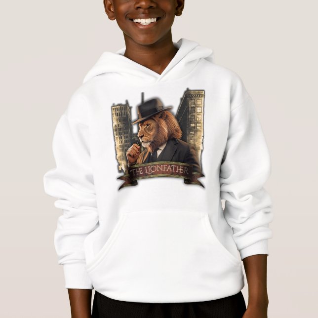 The Lionfather – Mafia Style Lion in Suit (Devant)