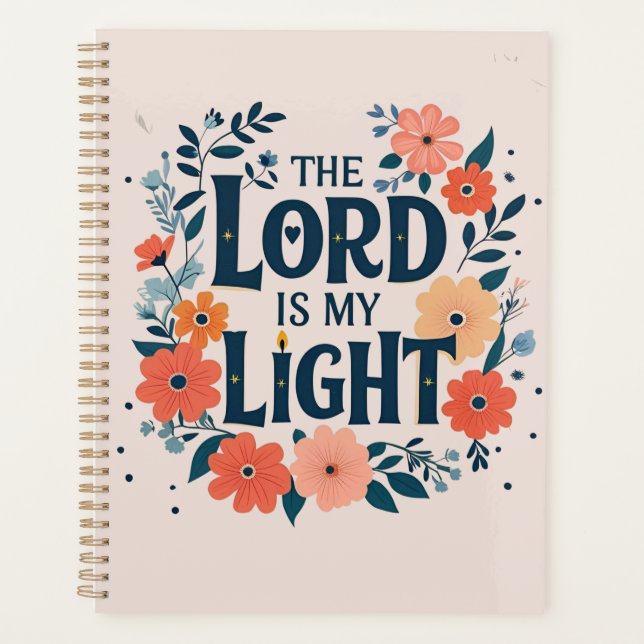 The Lord is My Light Planner  (Devant)