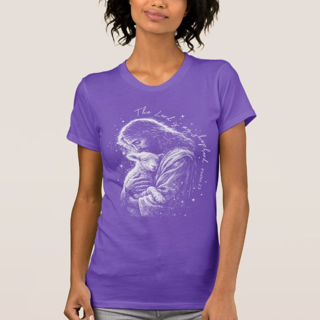 The Lord is my Shepard. Psalm 23. T-Shirt (Devant)
