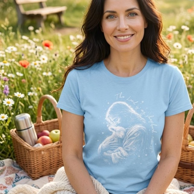 The Lord is my Shepard. Psalm 23. T-Shirt (Créateur téléchargé)