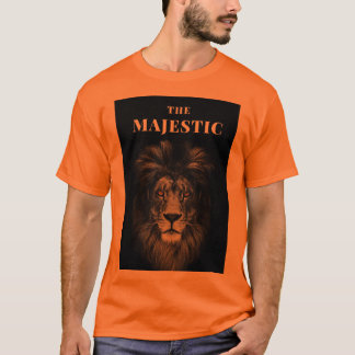 The Majestic Lion Bold Graphic Men's T-Shirt