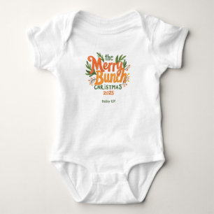 The Merry Bunch – Body pour bébé Noël rétro