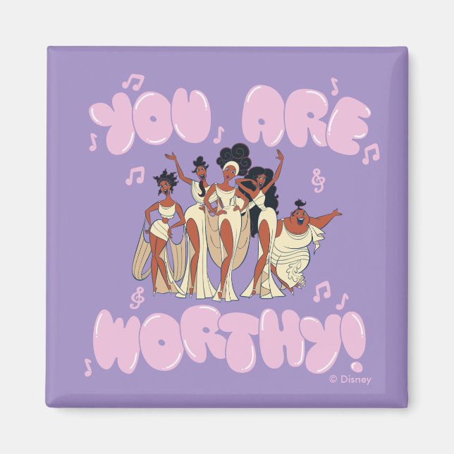 The Muses - You Are Worthy Magnet (Devant)