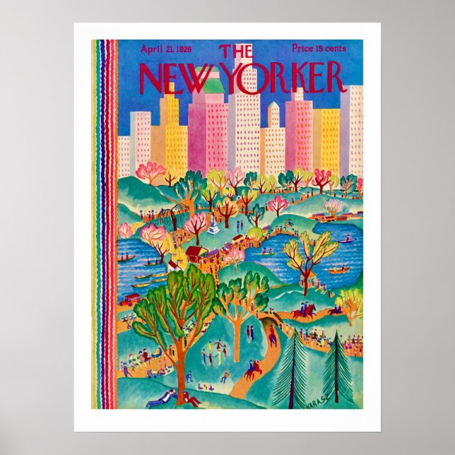 The New Yorker avril 1928 Impression (Devant)