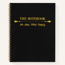 The Notebook | Journal minimaliste noir or