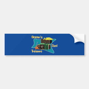 The ocean's treasure chest  bumper sticker