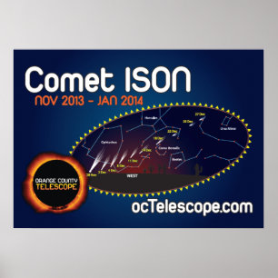 The Official Comet ISON Poster and Finder Chart