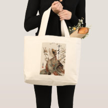 "The One Will Come" Japanese Cat Art Tote Bag