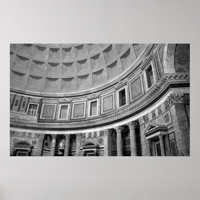 The Pantheon Detail Poster (Devant)