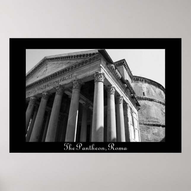 The Pantheon, Roma Poster (Devant)