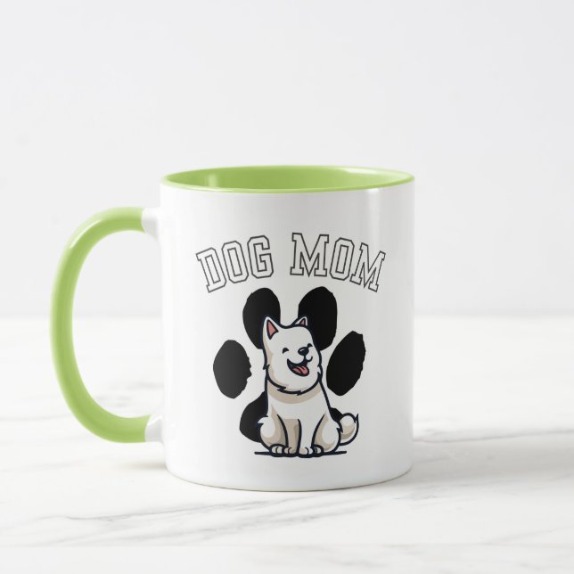 The Perfect Dog Mom Gift! 11oz Ceramic Combo Mug f (Gauche)