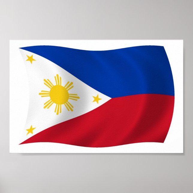 The Philippines Flag Poster Print (Devant)