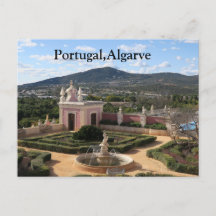 The pink Espalace, Portugal, carte postale algarve