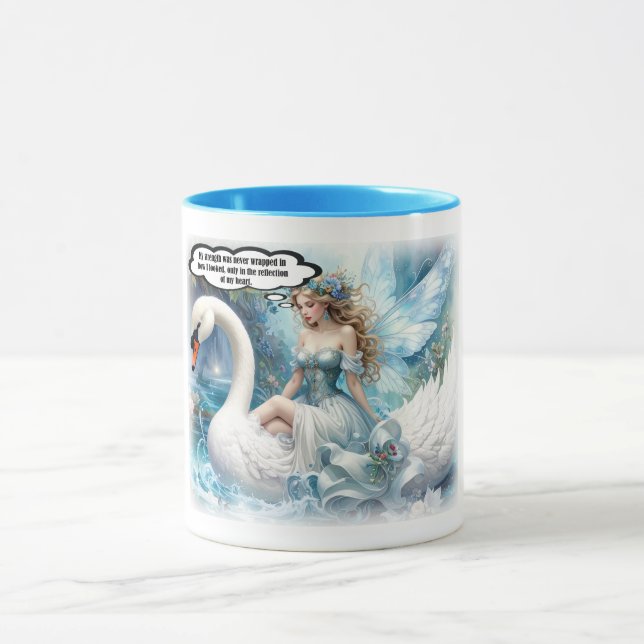 The Poetic Swan Rider Mug (Centre)