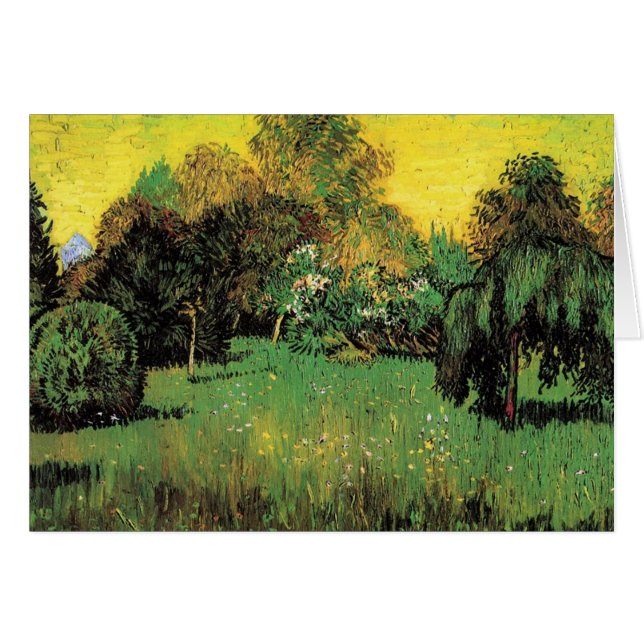 The Poet's Garden by Vincent van Gogh. (Devant horizontal)