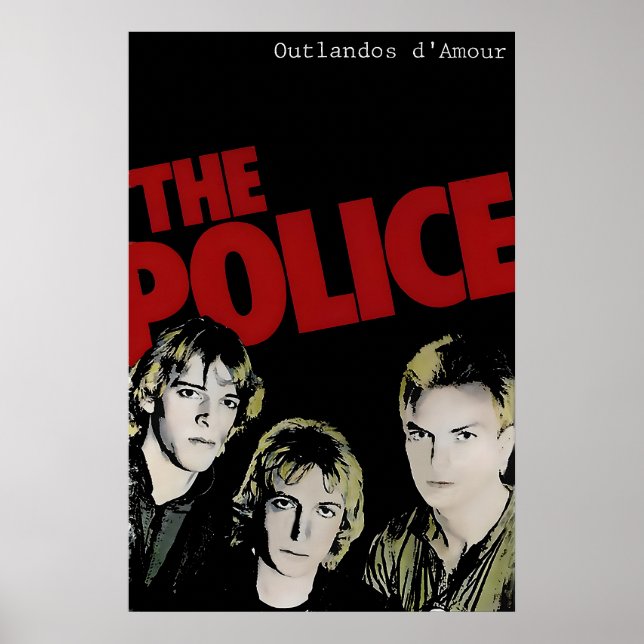 The Police 1978 Promo Poster Print 1 (Devant)