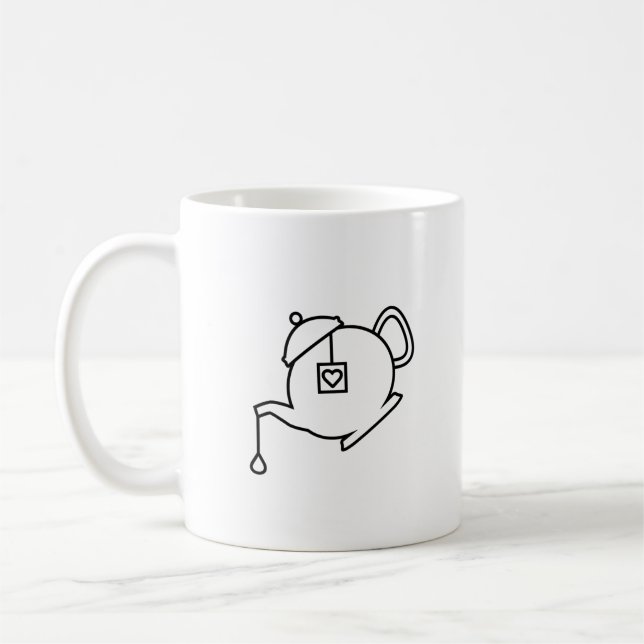 Thé Pot Mug (Gauche)