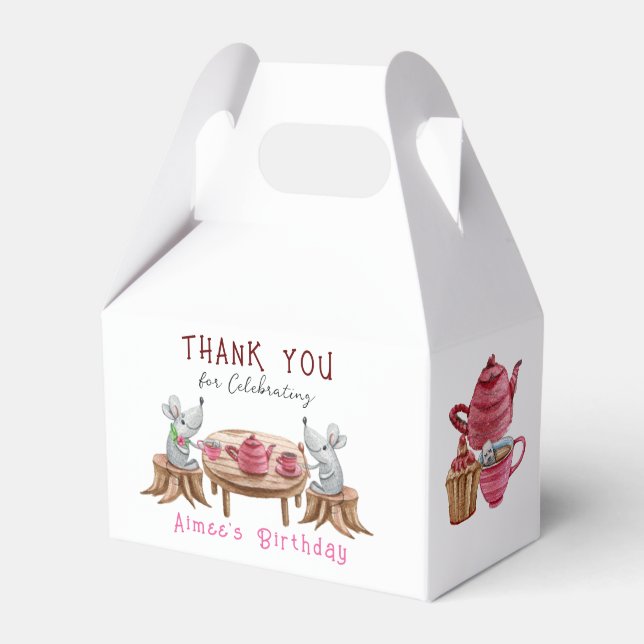 Thé pour deux Ballotins en papier, Gable 4x2.5x5 (Verso)