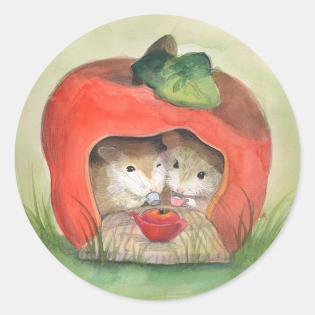 Thé Pour Deux Stickers Hamster (Devant)