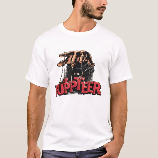 The Puppeteer Dark Streetwear Graphic T-Shirt  (Devant)