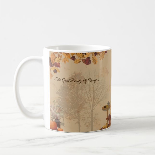 The Quiet Beauty Of Change _ Autumn Serenity Mug (Gauche)