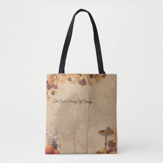 The Quiet Beauty Of Change - Autumn Tote Bag (Devant)
