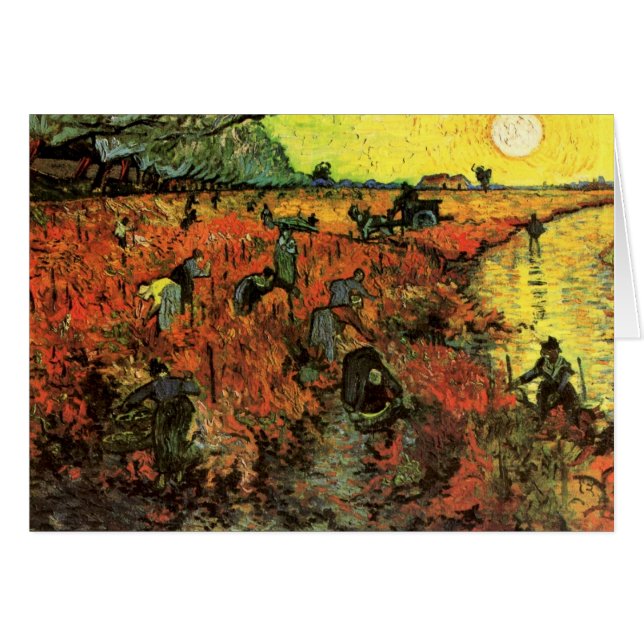 The Red Vineyard by Vincent van Gogh (Devant horizontal)