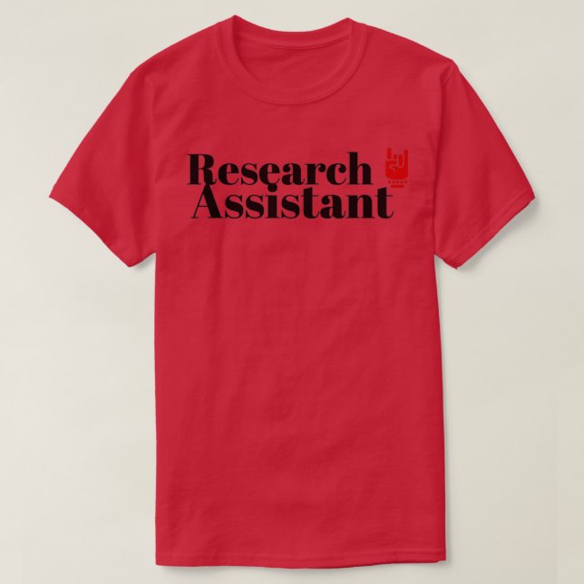 The Research Assistant Classic TShirt (Design devant)
