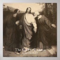 The Road to Emmaus Custom Poster