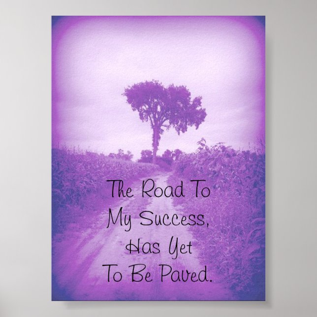 The Road To My Success Poster (Devant)