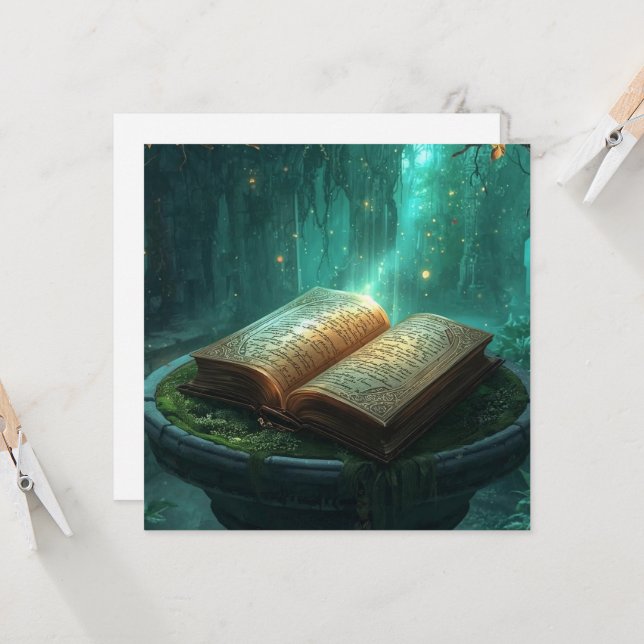 The Sacred Book of Moss and Magic (Devant/Arrière en situation)