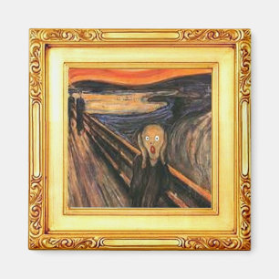 The Scream, Fine Art  by Edvard Munch  Magnet