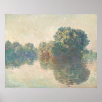 The Seine at Giverny, Claude Monet Fine Art Poster