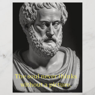 The soul never thinks without a picture