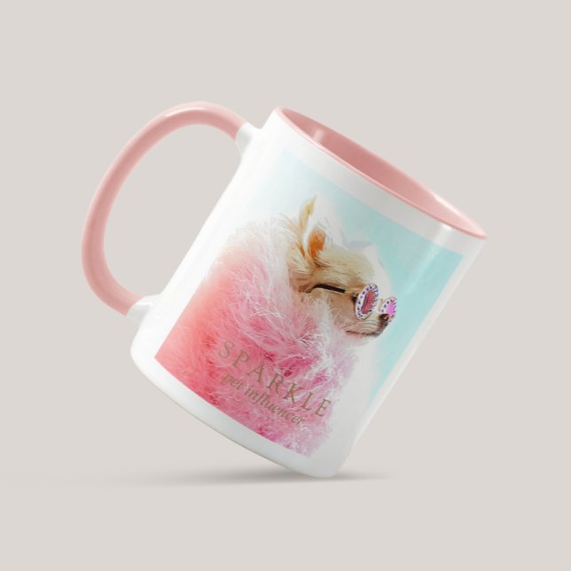 The Sparkle | Personalized Pet Influencer Mug (Créateur téléchargé)