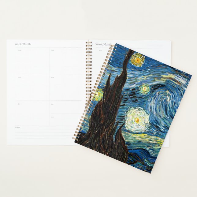 The Starry Night by Vincent Van Gogh (Devant avec enveloppe)