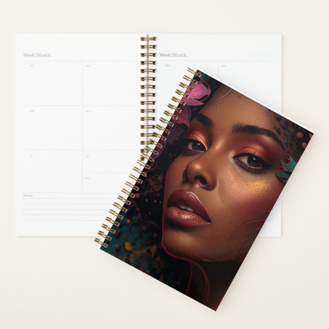 The Still Flame Afrocentric Planner (Devant avec enveloppe)