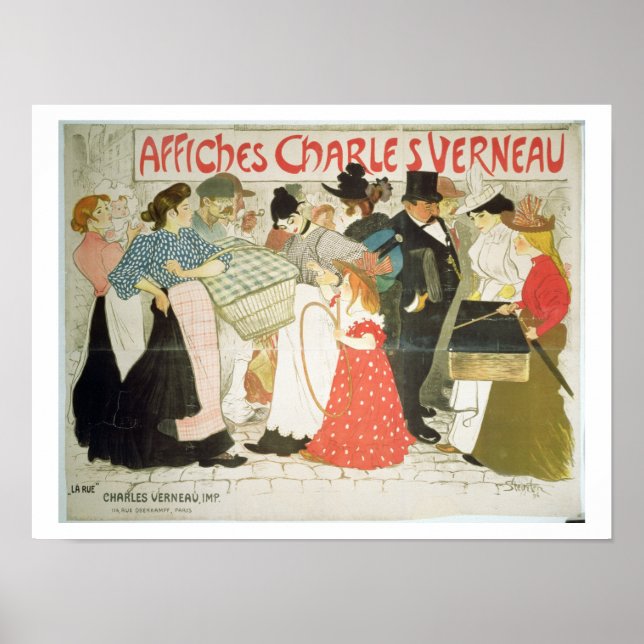 'The Street', affiche de l'imprimeur Charles Verne (Devant)